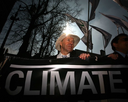 James Hansen, climatologist. Professor at Columbia University. Former head of NASA institute for Space Studies.